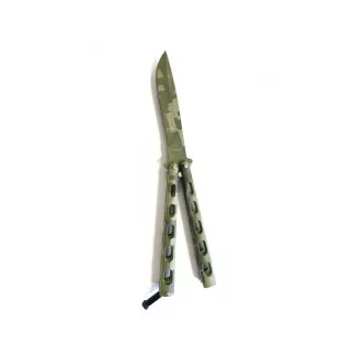 Cuțit pliant cu fluture Kandar, CAMOm 23cm