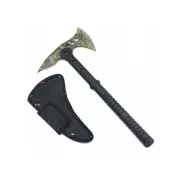 Topor cu o singură mână (tomahawk), 38 cm, camuflaj, verde