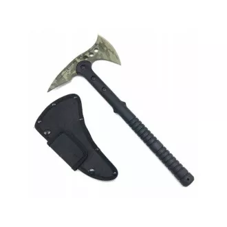 Topor cu o singură mână (tomahawk), 38 cm, camuflaj, verde