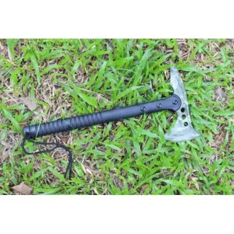 Topor cu o singură mână (tomahawk), 38 cm, camuflaj, verde