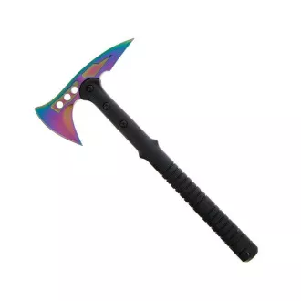 Topor cu o singură mână (tomahawk), 38 cm, camuflaj, verde