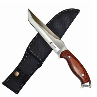 Cuțit de vânătoare TANTO FINKA 30 cm cu teacă