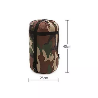 Sac de dormit pentru drumeții, 210x75cm, camuflaj