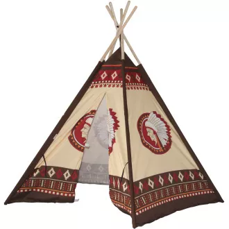 Cort pentru copii Teepee INDIANS, dimensiuni 106x106x150cm