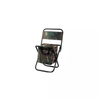 Scaun pliabil de pescuit cu spațiu de depozitare, camuflaj Scaun pliabil de pescuit cu spațiu de depozitare, camuflaj