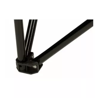 Scaun pliabil de camping, negru, verde