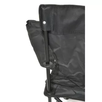 Scaun pliabil de camping, negru, verde