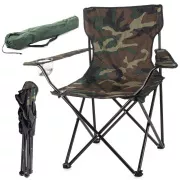 Scaun pliabil de pescuit, camuflaj