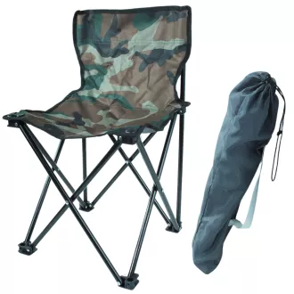 Scaun pliabil de pescuit (fără cotiere), camuflaj