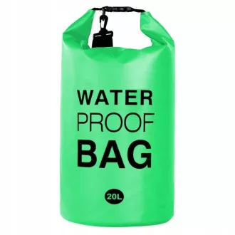 Sac uscat impermeabil 20 L, roșu