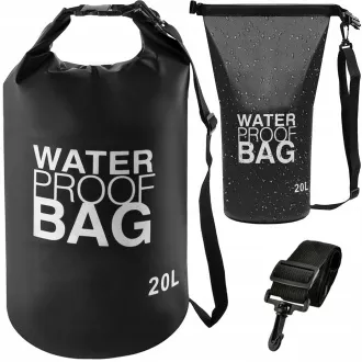 Sac uscat impermeabil 20 L, albastru