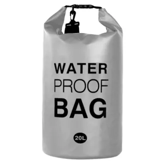 Sac uscat impermeabil 20 L, gri