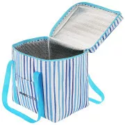 Geantă termică ENERO CAMP 32x25x35 cm, 28 l, dungi albastre