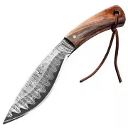 Cuțit turistic cu lamă decorată KUKRI, 19 cm