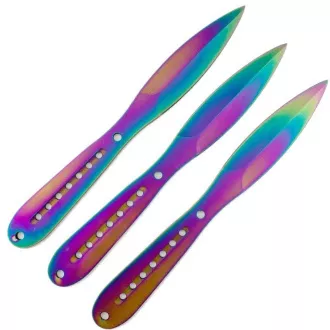 FOXTER Set de cuțite de aruncat, cu teacă, 23 cm 3 buc.