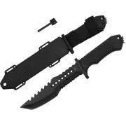 Cuțit militar de supraviețuire cu cremene, 31 cm