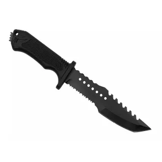 Cuțit militar de supraviețuire cu cremene, 31 cm