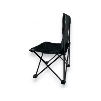 Scaun mare pliabil de camping 40x40x68 cm, Negru