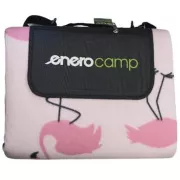 Pătură de picnic ENERO CAMP 250x200 cm cu husă ALU FLAMINGOS