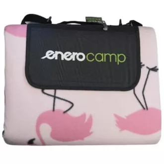Pătură de picnic ENERO CAMP 250x200 cm cu husă ALU FLAMINGOS