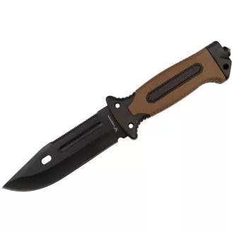 HASTAA Cuțit tactic + brichetă și ascuțitor, 28 cm