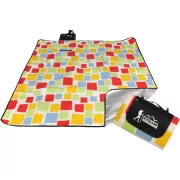 Pătură de picnic 170x150 cm cu husă ALU, pătrate