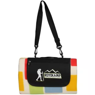 Pătură de picnic 170x150 cm cu husă ALU, pătrate Pătură de picnic 170x150 cm cu husă ALU, pătrate
