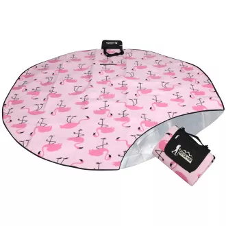 Pătură rotundă pentru picnic 200 cm cu capac ALU FLAMINGO Pătură rotundă pentru picnic 200 cm cu capac ALU FLAMINGO