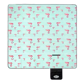 Pătură de picnic 200x200 cm MINT FLAMINGO