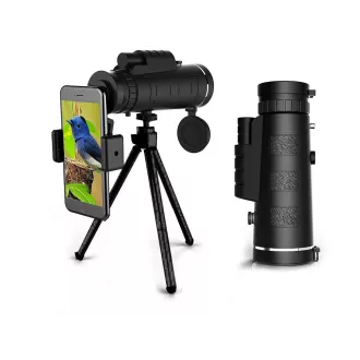 Monoclu 40x60 binoclu turistic cu trepied pentru telefon GENETIC-OPTIC