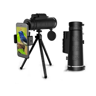 Monoclu 40x60 binoclu turistic cu trepied pentru telefon GENETIC-OPTIC - Utilizat