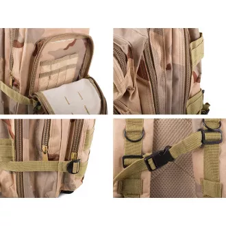 Rucsac militar pentru drumeții 30 l, negru