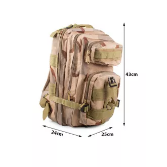 Rucsac militar pentru drumeții 30 l, negru