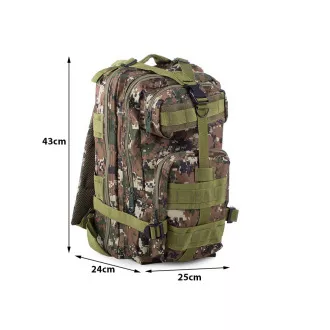Rucsac militar pentru drumeții 30 l, negru