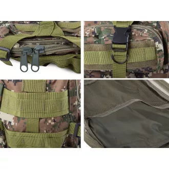 Rucsac militar pentru drumeții 30 l, negru