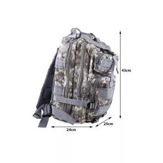 Rucsac militar pentru drumeții 30 l, negru