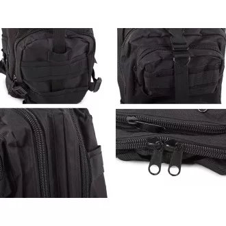 Rucsac militar pentru drumeții 30 l, negru