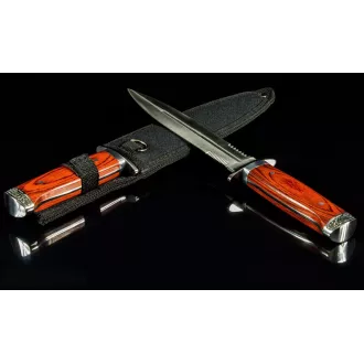 Cuțit militar de vânătoare / pumnal cu teacă 28 cm