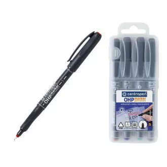 Marker Centropen 2634/4 S permanent 4 culori 0,3 mm
