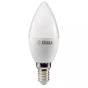 TESLA - LED CL140530-7, bec de lumânare cu lumânare, E14, 5W, 230V, 400lm, 25 000h, 3000K alb cald,