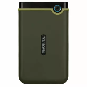 HDD extern TRANSCEND USB 3.0 StoreJet 25M3G, subțire, 1TB, negru (SATA, carcasă din cauciuc, anti-șoc)