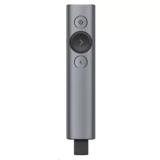 Prezentator Logitech Spotlight Plus, Wireless, Bluetooth, gri închis