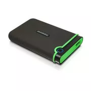 HDD extern TRANSCEND USB 3.0 StoreJet 25M3S, 1TB, negru (SATA, carcasă din cauciuc, anti-șoc)
