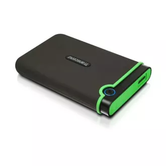 HDD extern TRANSCEND USB 3.0 StoreJet 25M3S, 2TB, negru (SATA, carcasă din cauciuc, anti-șoc)