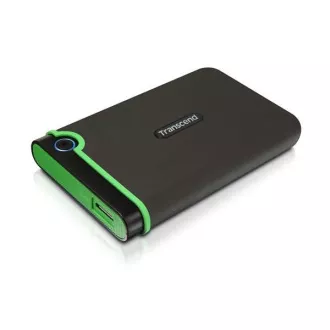 HDD extern TRANSCEND USB 3.0 StoreJet 25M3S, 2TB, negru (SATA, carcasă din cauciuc, anti-șoc)