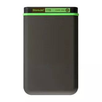 HDD extern TRANSCEND USB 3.0 StoreJet 25M3S, 2TB, negru (SATA, carcasă din cauciuc, anti-șoc)