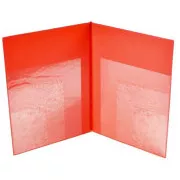 Folder A4 PVC buzunare multiple rosu