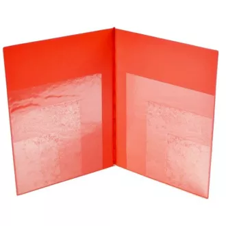 Folder A4 PVC buzunare multiple rosu