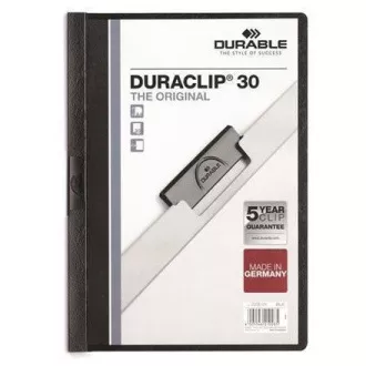 Foi A4 Duraclip negre pentru 30 de coli Foi A4 Duraclip negre pentru 30 de coli