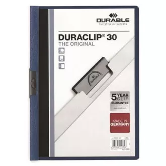 Foi A4 Duraclip albastre pentru 30 de coli Foi A4 Duraclip albastre pentru 30 de coli